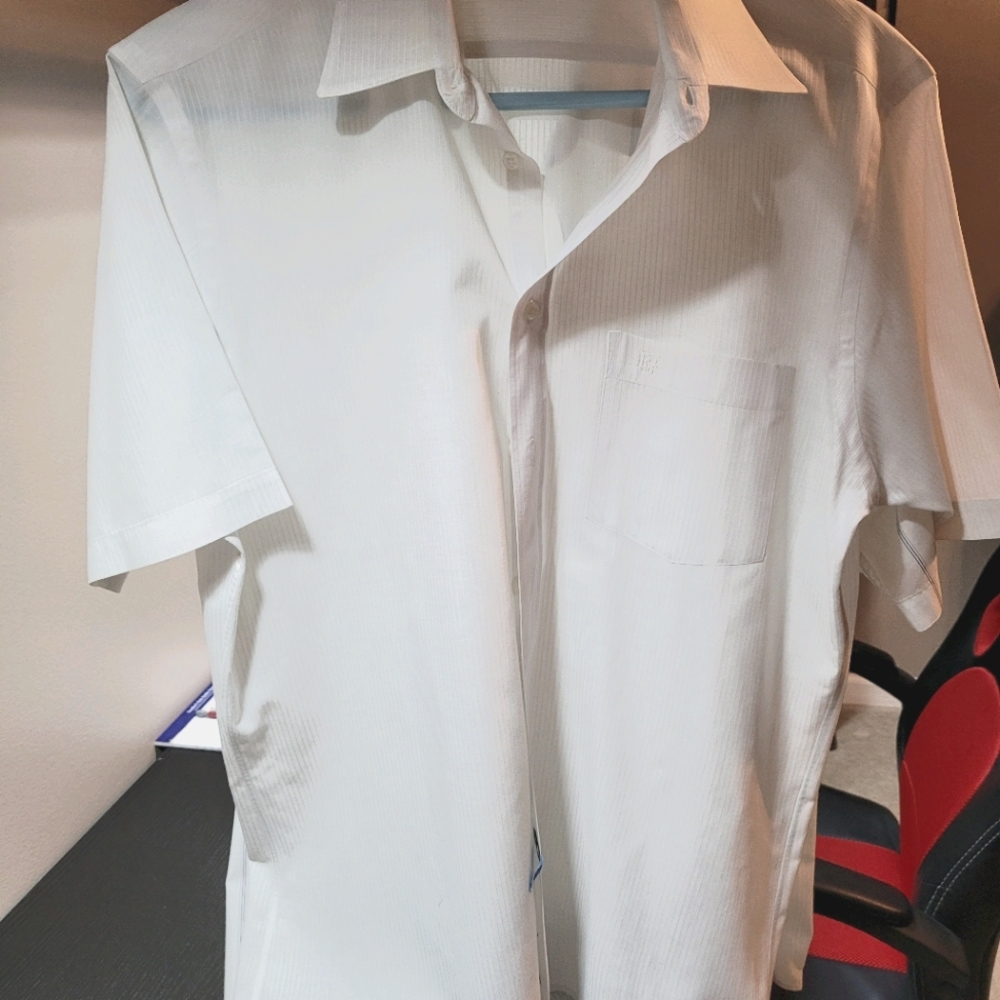 Christian Dior White Button Dress Shirt